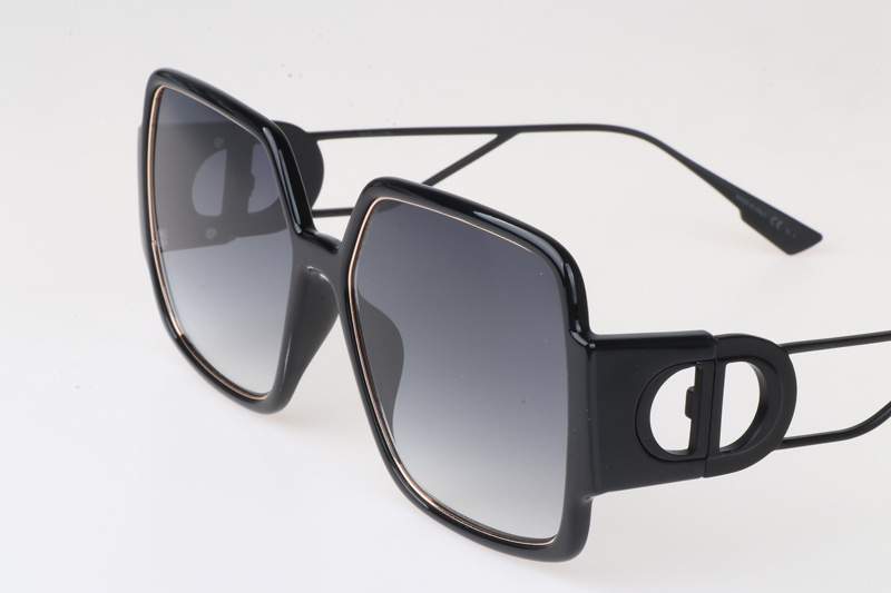 30Montaigne 2 Sunglasses Black Gradient Gray