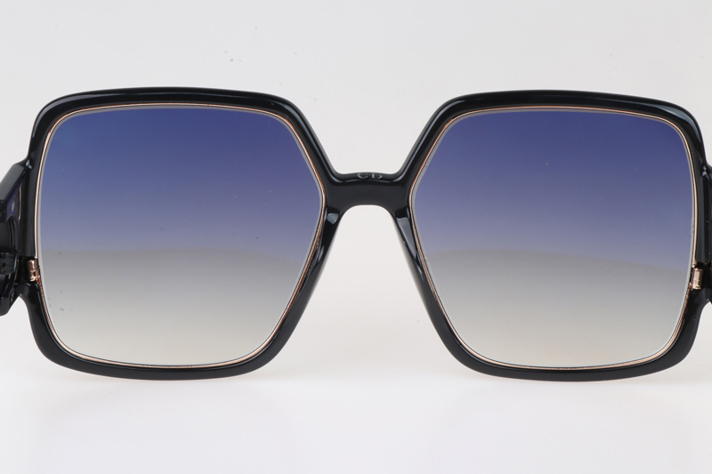 30Montaigne 2 Sunglasses Black Gradient Gray