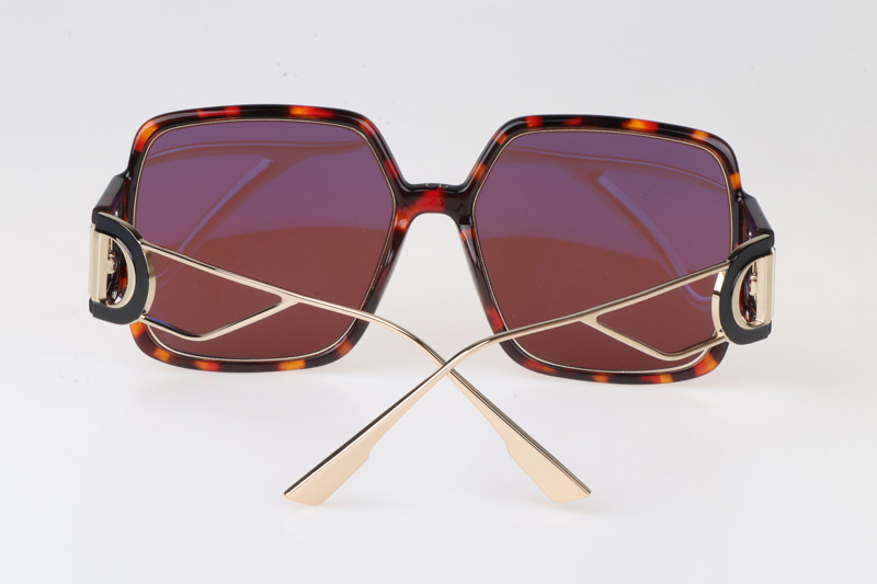 30Montaigne 2 Sunglasses Tortoise Gold Red