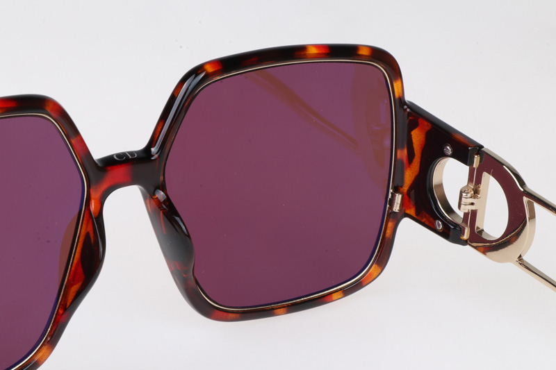 30Montaigne 2 Sunglasses Tortoise Gold Red