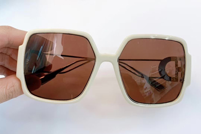 30Montaigne 2 Sunglasses White Brown