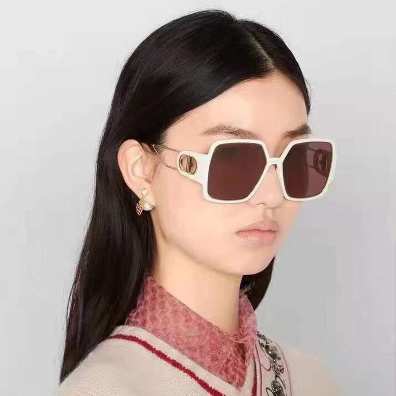 30Montaigne 2 Sunglasses White Brown