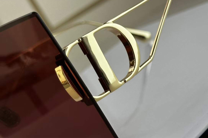 30Montaigne M1U Sunglasses Gold Red