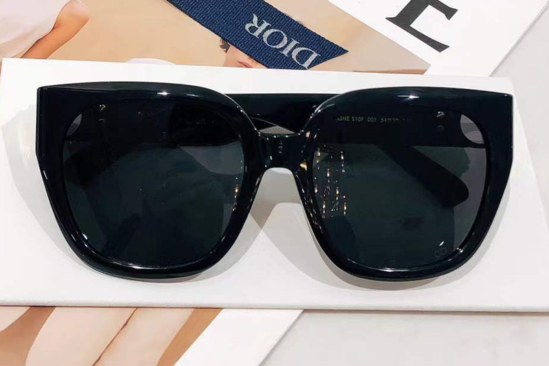 30Montaigne S10F Sunglasses Black Silver Gray