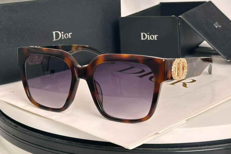 30Montaigne S11F Sunglasses Tortoise Gradient Blue