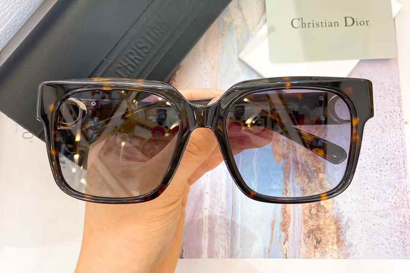 30Montaigne S11F Sunglasses Tortoise Gradient Blue