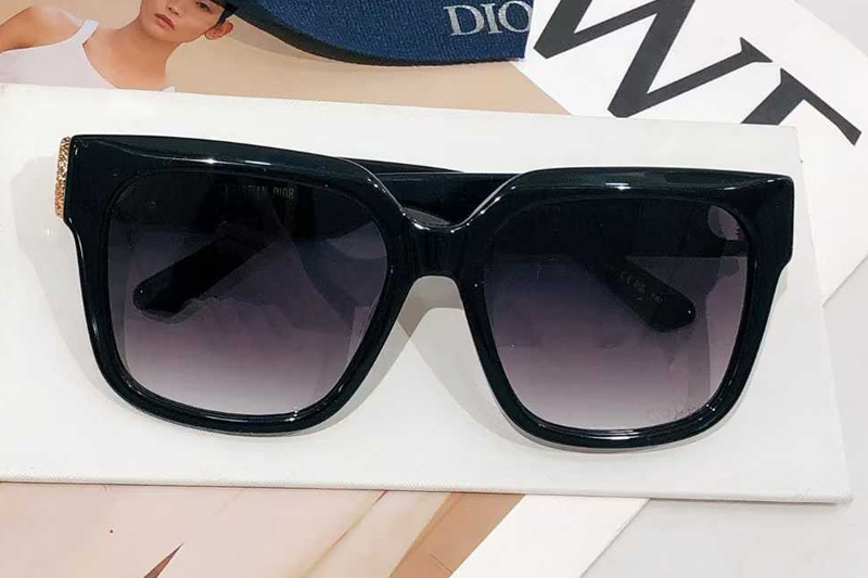 30Montaigne S11I Sunglasses Black Gradient Gray