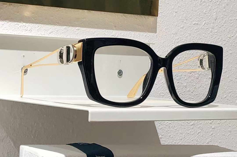 30Montaigne S13F Sunglasses Black Clear