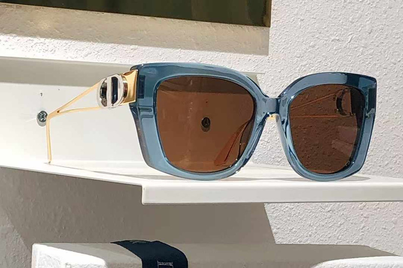 30Montaigne S13F Sunglasses Blue Brown