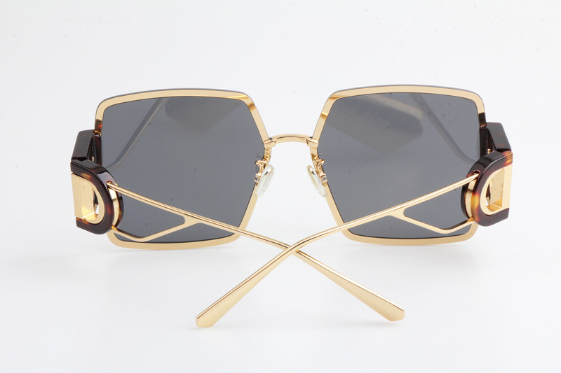 30Montaigne S4U Sunglasses Gold Tortoise Gray