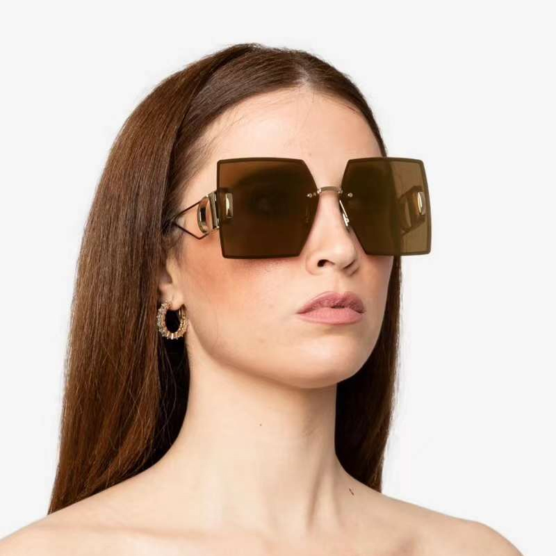30Montaigne S7U Sunglasses Gold Brown