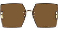 30Montaigne S7U Sunglasses Gold Brown