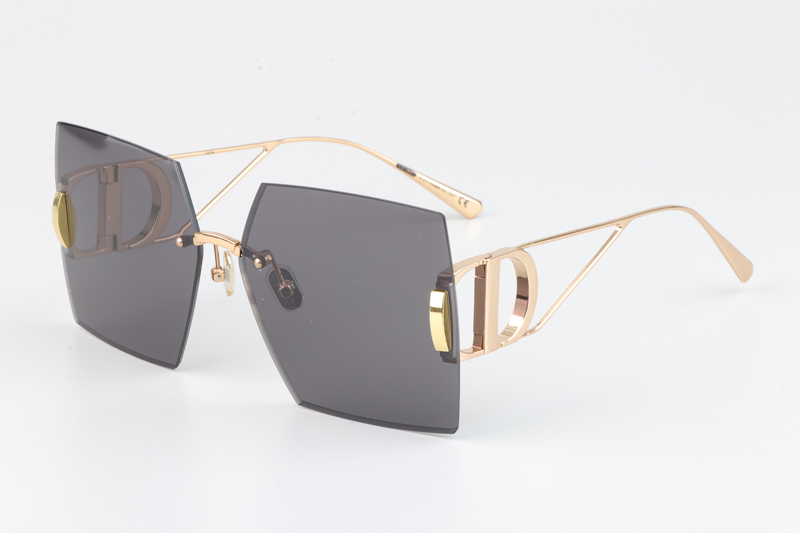 30Montaigne S7U Sunglasses Gold Gray