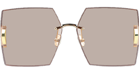 30Montaigne S7U Sunglasses Gold Light Brown