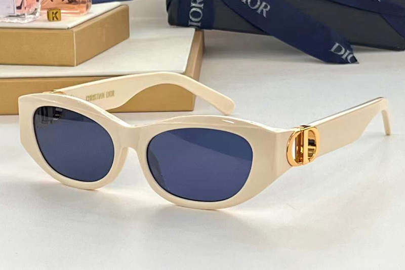 30Montaigne S9U Sunglasses Cream Blue