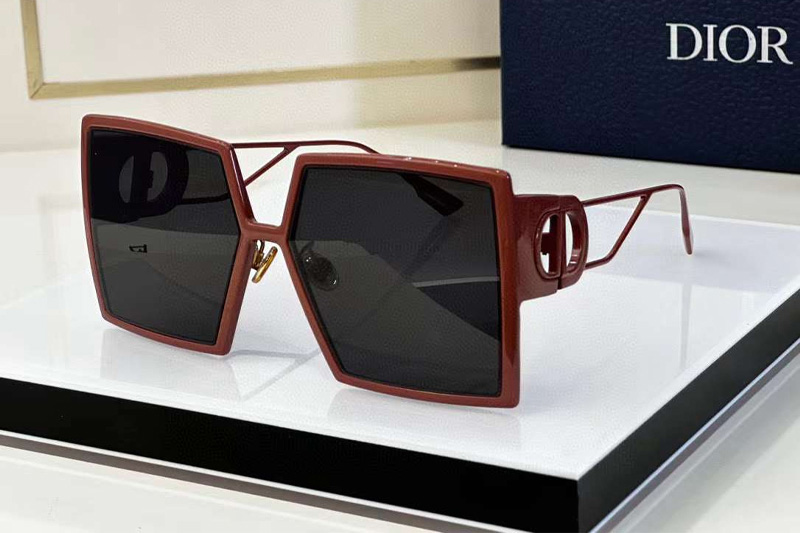 30Montaigne Sunglasses Red Gray