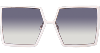 30Montaigne Sunglasses White Gold Gradient Gray