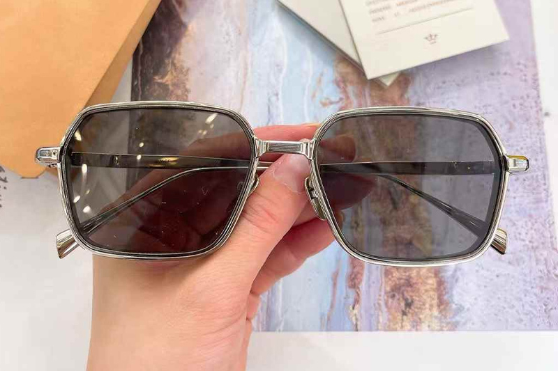 Admiral Sunglasses Silver Gray