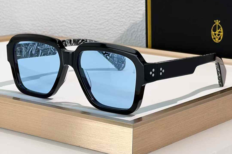 Alfred Sunglasses Black Gray Blue