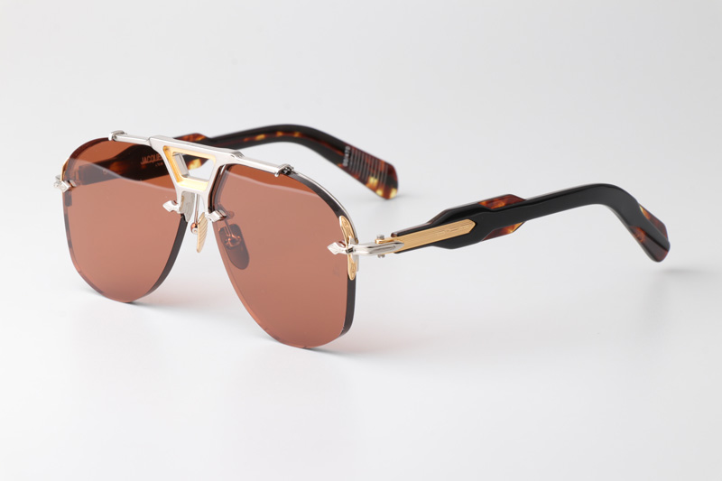 Alta Sunglasses Silver Brown