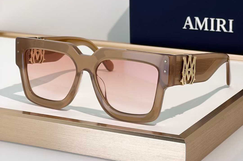 Amacsn1001 Sunglasses Brown Gradient Pink