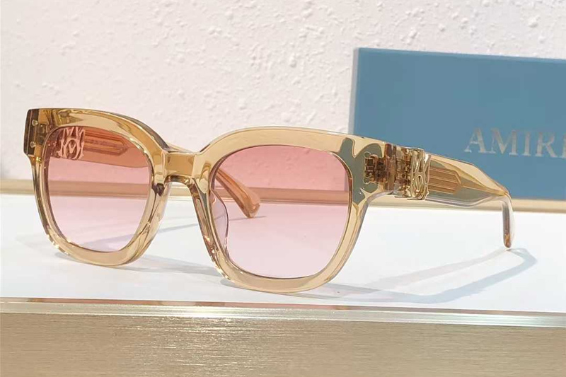 Amacsn1004 Sunglasses Brown Gradient Pink