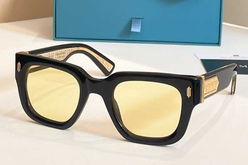 Amacsn1010 Sunglasses Black Yellow