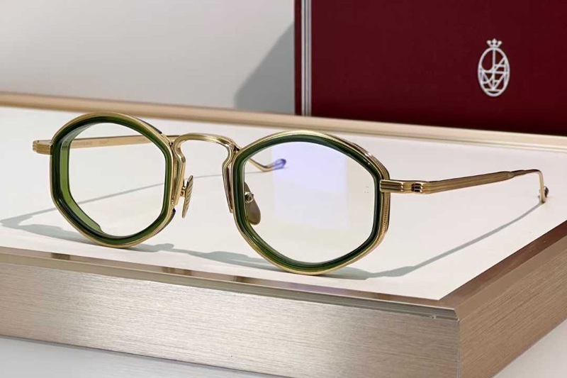 Aragon Eyeglasses Green Gold