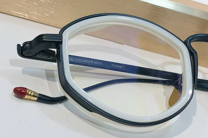 Aragon Eyeglasses White Black