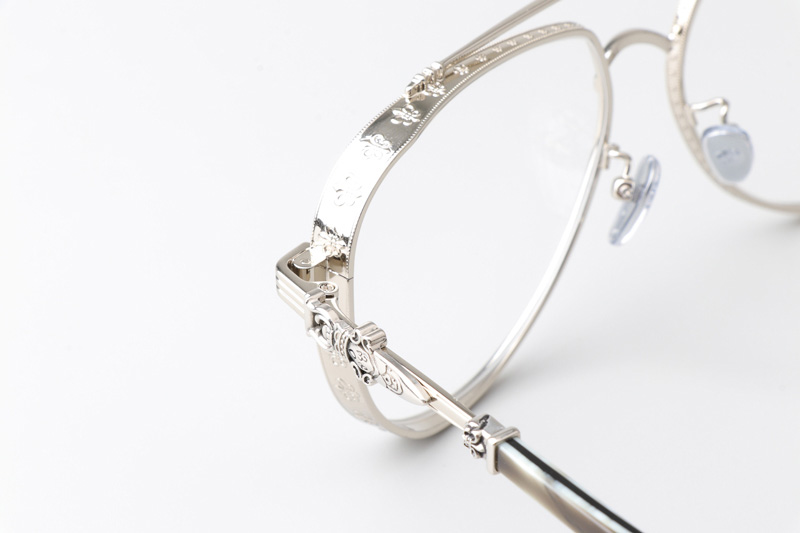 Armadildoe Eyeglasses Silver