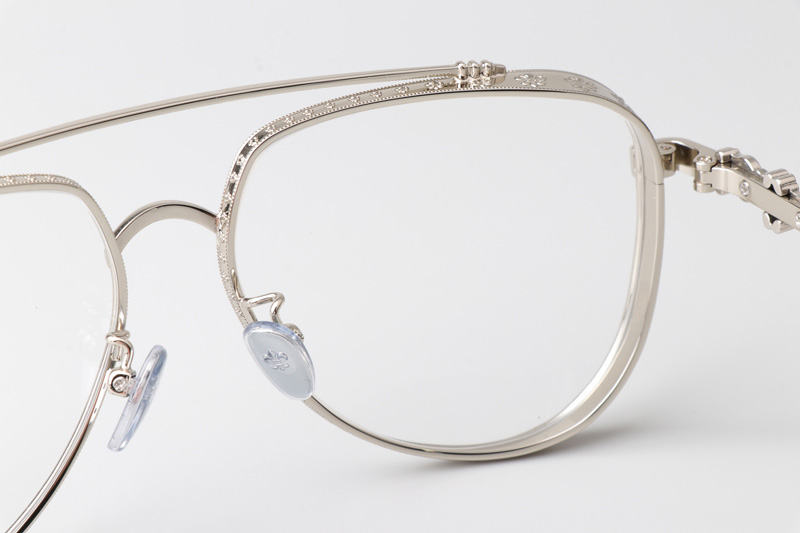 Armadildoe Eyeglasses Silver