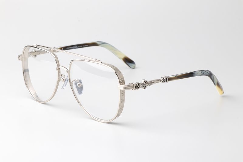 Armadildoe Eyeglasses Silver