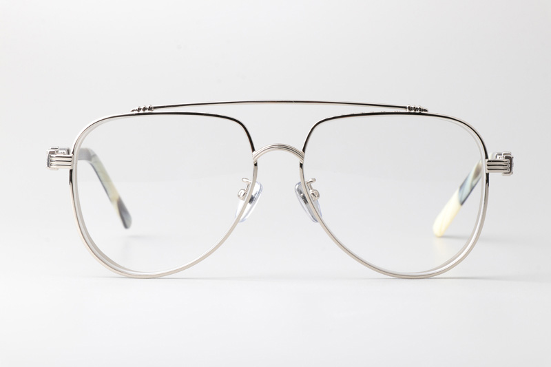 Armadildoe Eyeglasses Silver