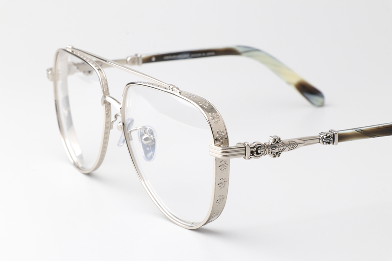 Armadildoe Eyeglasses Silver