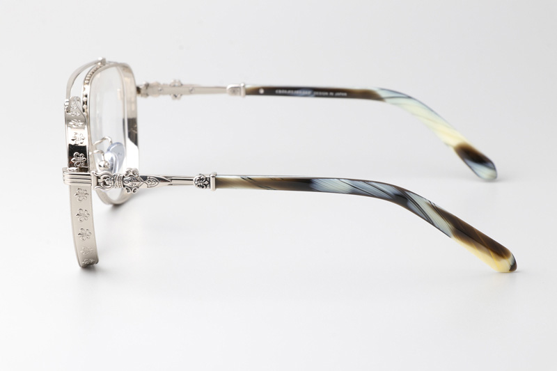 Armadildoe Eyeglasses Silver