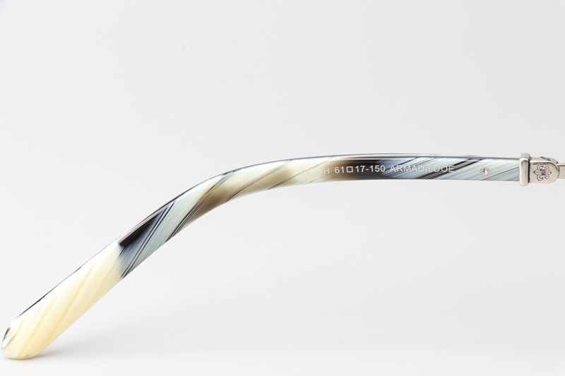 Armadildoe Eyeglasses Silver