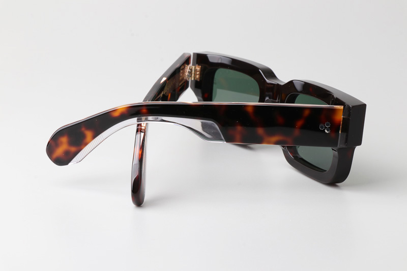 Ascari Sunglasses Tortoise Green