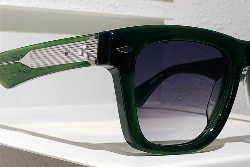 Aspace Odyssey Sunglasses Green Gradient Gray