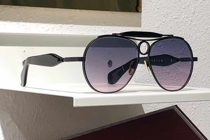Aspen Sunglasses Black Gradient Gray