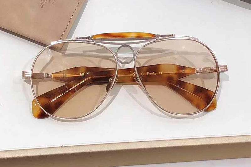 Aspen Sunglasses Rose Gold Brown
