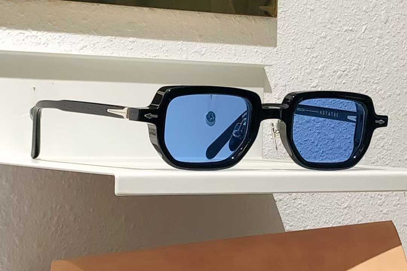 Astaire Sunglasses Black Blue