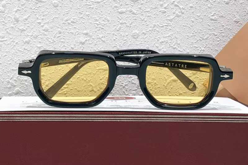 Astaire Sunglasses Black Yellow