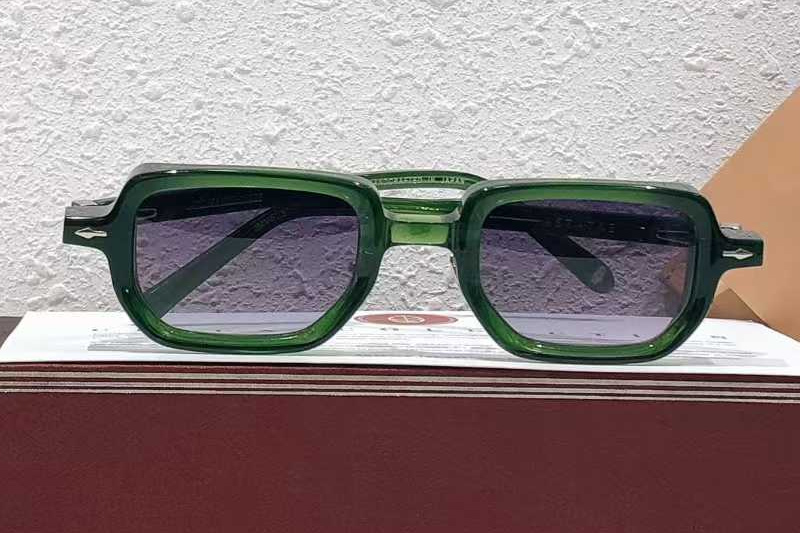 Astaire Sunglasses Green Gradient Gray