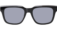 B23S11 Sunglasses Black Silver Logo