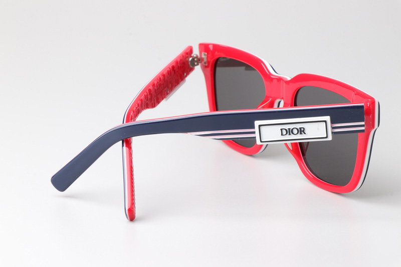 B23S11 Sunglasses Blue Red Gray