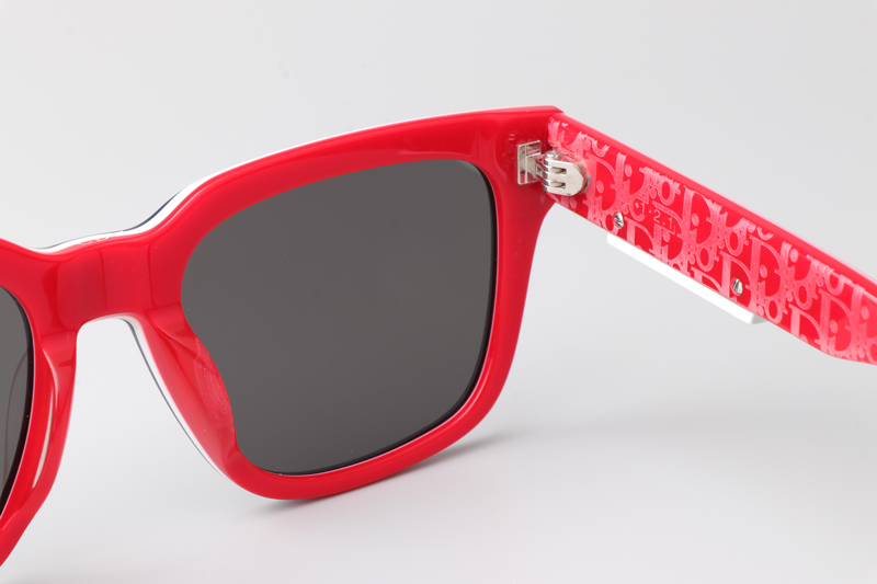 B23S11 Sunglasses Blue Red Gray