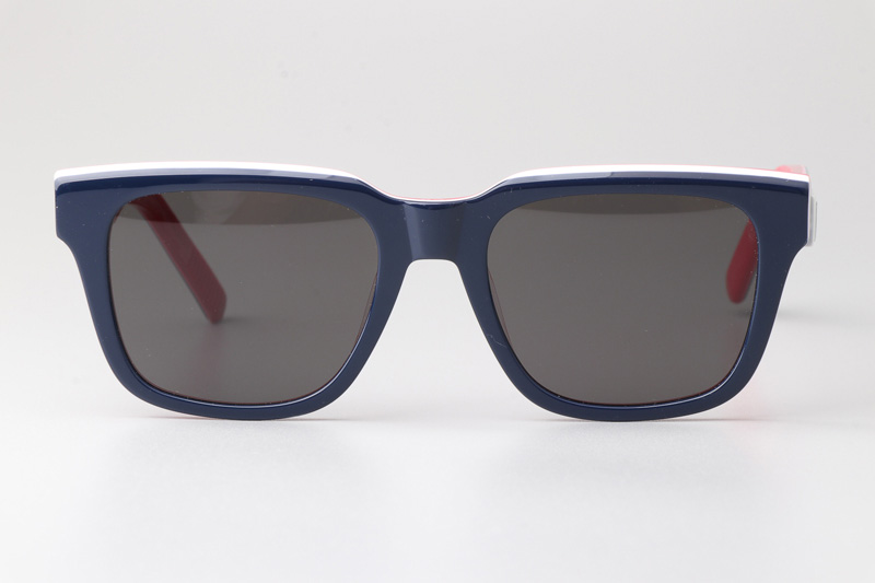 B23S11 Sunglasses Blue Red Gray