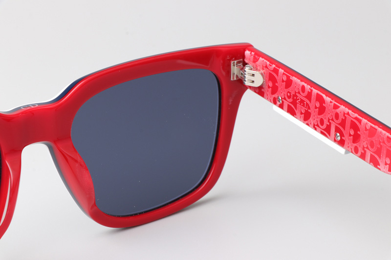 B23S11 Sunglasses White Red Blue