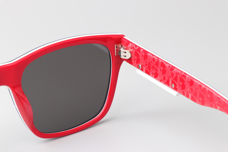 B23S2F Sunglasses Blue Red Gray