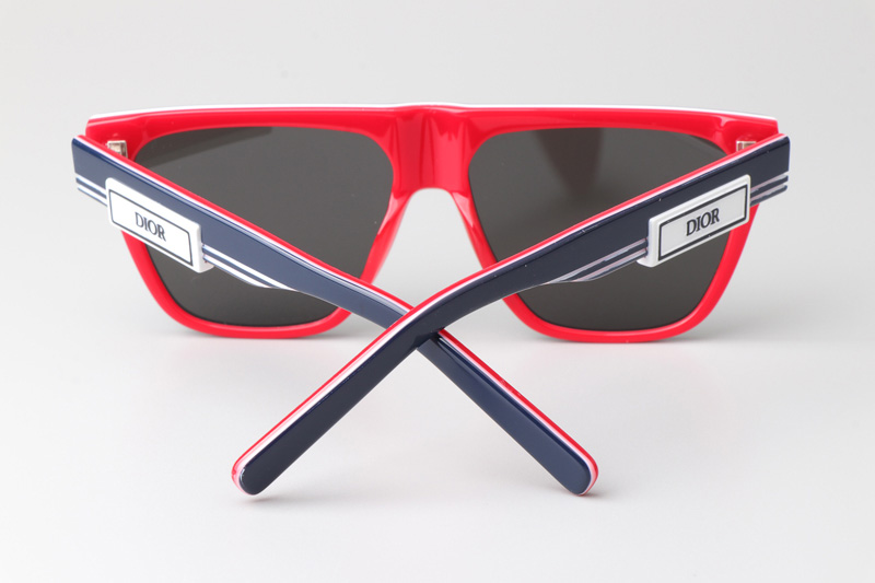 B23S31 Sunglasses Blue Red Gray